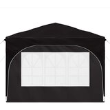  Rastezljivi šator za zabave 290 x 290 x 245 cm Crna | shoptok.hr