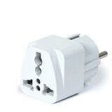  JWD-UKonEU Adapter za utikač UK na EU, šuko sa uzemljenjem, Beli | Eponuda.com