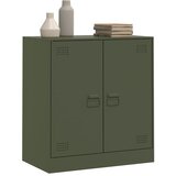  Komoda maslinastozeleni 67 x 39 x 73 cm čelična | shoptok.hr