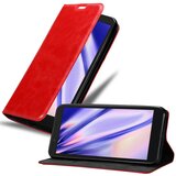 Cadorabo Ohišje, združljivo z Alcatel 1C 2019 v rdeče jabolko - Zaščitni ovitek z magnetnim zapiranjem, stoječo funkcijo in režo za kartice, (20550066) | Shoptok.si