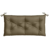  Jastuci za vrtnu klupu 2 kom smeđesivi 100x50x7 cm tkanina | Eponuda.com