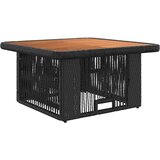  Komplet za jedilnico v vrtu 3 pcs Bež in smetanova poli ratan, (5000301247) | Shoptok.si
