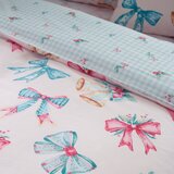 Catherine Lansfield Rožnata enojna posteljnina 135x200 cm Bows And Bells – | Shoptok.si
