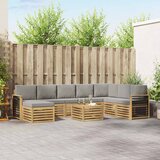  Setovi sofa Čvrsto drvo akacije | shoptok.hr