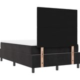  Krevet s opruga kutije s uzglavljem Crna 190 x 120 cm Baršun | shoptok.hr
