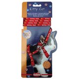 Nobby oprsnica + povodec za muce kitty, rdeča | Shoptok.si