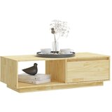 vidaXL Klubska mizica 110x50x33,5 cm trdna borovina | Shoptok.si