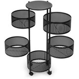  Organizator za kuhinjske police s rotirajućim policama, 5 razina, metal, ModernHome | shoptok.hr