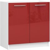 AKORD KUHINJSKI KABINET POD UMIVALNIK OLIWIA S 80cm BELO-RDEČI SJAJ, (21713692) | Shoptok.si
