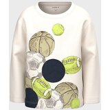 name it Majica 'TENAN' svetlo bež / smaragd | Shoptok.si