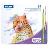 MILAN Set od 24 bezdrvne akvarel bojice Todocolor u metalnoj kutiji | shoptok.hr