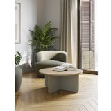Marckeric Svetlo zelena/v naravni barvi okrogla mizica ø 80 cm Hillary – | Shoptok.si