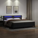  Krevet s opruga kutije Crna 200 x 200 cm Umjetna koža | shoptok.hr