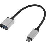 Renkforce USB 3.0 adapter [1x moški konektor USB-C® - 1x USB 3.2 gen. 1 vtičnica A (USB 3.0)] RF-USBA-MS-01 0.15 m obložen, (20416128) | Shoptok.si