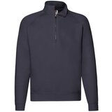 Fruit Of The Loom Granatowa bluza męska Zip Neck Sweat | Shoptok.si