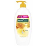 Palmolive Naturals Milk & Honey kremast gel za prhanje in kopel z mlekom in medom z dozirno črpalko 750 ml | Shoptok.si
