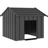 vidaXL Kućica za pse s krovom 85x107x81 cm pocinčani čelik | shoptok.hr
