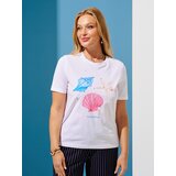 Sinsay Pamučna majica s printom | shoptok.hr