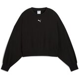 Puma Ženski duks Wardrobe ESS Over-Sized Crew TR, Crni | ePonuda.com