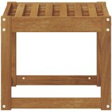  Klupa za sjedenje Prirodna 43 x 43 x 37 cm Čvrsto drvo akacije - Prirodna 40 cm Otvoreno područje nogu | shoptok.hr