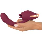 Javida jezični vibrator 2v1 (bordó) | Shoptok.si