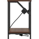  Noćni ormar Smeđi hrast 38 x 30 x 48 cm Konstruirano drvo | Eponuda.com