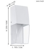 Eglo 95991 - LED Spoljašnje zidno svetlo SERVOI LED/3,7W IP44 | Eponuda.com