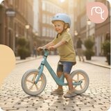 Nukido Light Flee 12" otroško kolo brez pedal, bež-modro | Shoptok.si