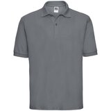 RUSSELL Men's Polycotton Polo Dark Grey T-Shirt Cene