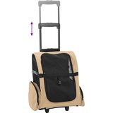 Kolica za kućne ljubimce 3 u 1 Dizajn Pješčana 48 x 32 x (57-106) cm Oxfordska tkanina | shoptok.hr