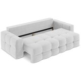 Makamii Svijetlo siva sklopiva sofa od bouclé tkanine 255 cm Milu – | shoptok.hr