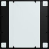  Zidno ogledalo crno 60 x 60 cm metalno | shoptok.hr