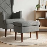  Stolica za noge Tamnosiva 55 x 35 x 41 cm Baršun - Tamnosiva Cijene