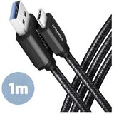 Axagon CC USB CM 3.1Gen1 <> USB AM, 1m, Crna, BUCM3-AM10AB, AXA | shoptok.hr