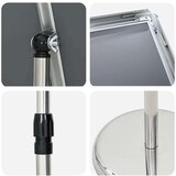  Stalci za sajmove Srebrno 25 x 25 x 125 cm Aluminij | shoptok.hr