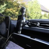  Auto držač 15W magnetski s bežičnim punjenjem za ventilacijski otvor Blavec - crni | shoptok.hr