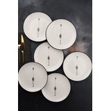 Hermia Set dezertnih tanjira, 6 komada, Beli | Eponuda.com
