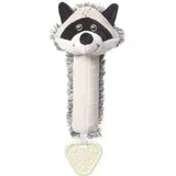 BabyOno Squeaky Toy with Teether piskajoča igrača z grizljajočim delom Racoon Rocky 1 kos