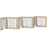  Vrata za pse s postoljem 6 pcs Hrast sonoma 80 x 80 cm | shoptok.hr
