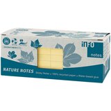 Blok samoljepljiv 75x75mm 12x100L Nature Global Notes 5654-11box žuti | shoptok.hr