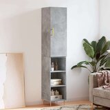 vidaXL Visoka komoda siva betona 34 5x34x180 cm od konstruiranog drva | shoptok.hr