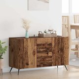 vidaXL Strani šal s predalom Star les 100 x 36 x 60 cm Konstruiran les | Shoptok.si