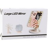  LED ogledalo za šminkanje s podesivim nagibom - crna | Shoptok.si