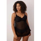 Trendyol Ženski babydoll Tbbaw26Dh00000, Crni Cene