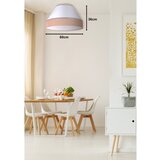  duolla - plafonska lampa avignon 3xE27/15W/230V ø 60 cm bela/smeđa | Eponuda.com