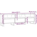 vidaXL TV omarica starinski les 150x30x44,5 cm inženirski les | Shoptok.si