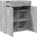  Komoda siva boja hrasta 80x42,5x93 cm od konstruiranog drva | shoptok.hr