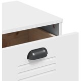  Visoka komoda VIKEN bijela 80 x 40 x 190 cm od masivne borovine | shoptok.hr