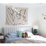 Lorena Canals Obešanka Canvas Map | Shoptok.si