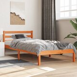 Furnova Posteljni okvir brez vzmetnice voščeno rjav 100x200 cm borovina, (21942925) | Shoptok.si